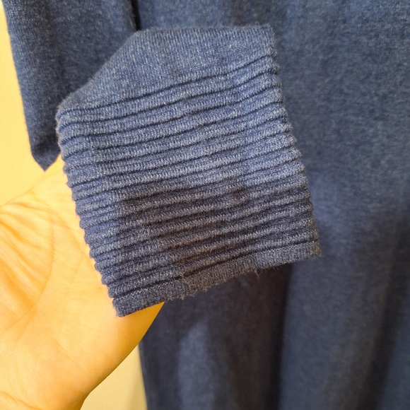 Vila Milano Hooded Open Nylon Wool Blend Cardigan - Picture 5 of 5